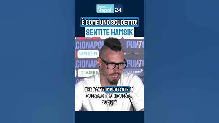 HAMSIK parla di NAPOLI 🥰💙 Parole bellissime di Marek