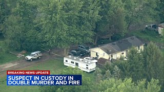 NEW DETALS: Suspect in custody in double murder, fire in LaSalle County, sheriff says
