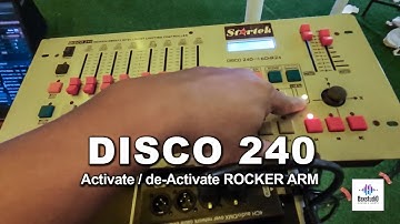 DISCO 240 Light Controller Activate / de-Activate Rocker Arm