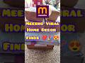 Meesho Viral Home Decor Finds ❤️💫😍 #meesho #meeshohaul #meeshofinds #unboxing #ytshorts
