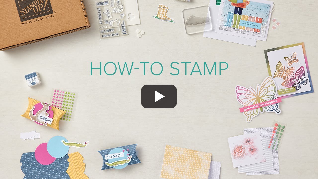 How to Stamp With an Acrylic Block for Beginners
