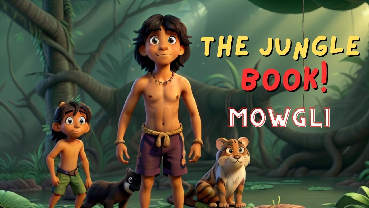 The Jungle Book (Mowgli) | AI-Animated Children's Tale | Education | Cartoon