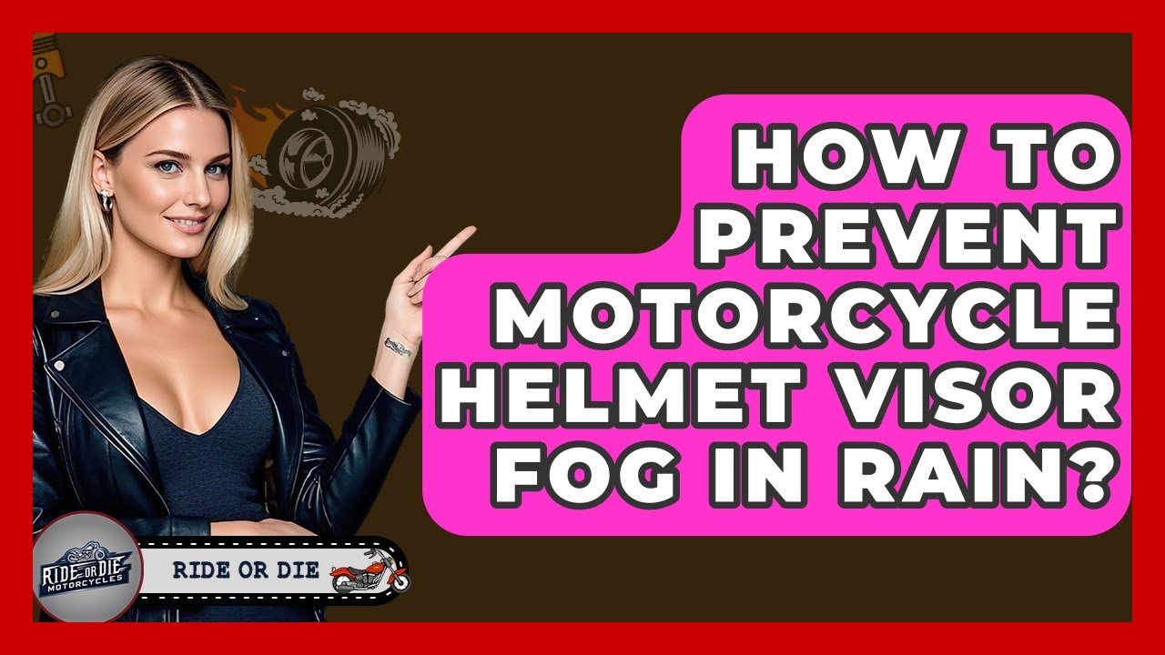 How To Prevent Motorcycle Helmet Visor Fog In Rain? - Ride or Die Motorcycles