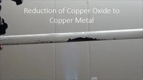 Reduction of Copper Oxide with Hydrogen