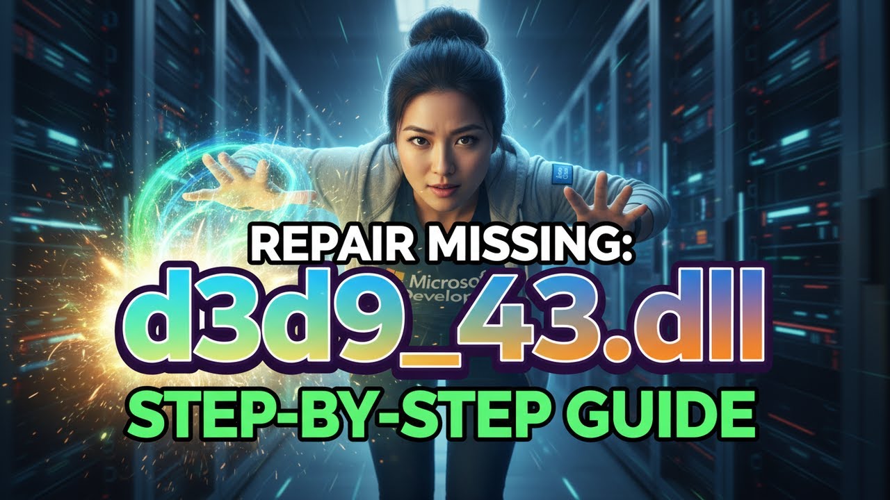 D3d9_43.dll Missing? Here's the Solution.