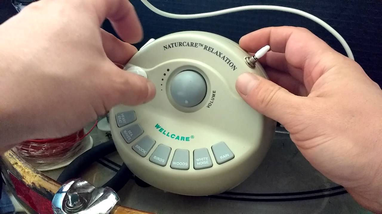 Circuit bent Naturcare Relaxation machine by Shy Bairns Electronics