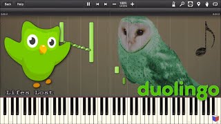 DUOLINGO SOUNDS IN SYNTHESIA - Piano Tutorial 🦉🎹