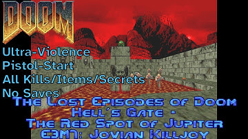 The Lost Episodes of Doom (1995) - E3M7: Jovian Killjoy (UV max, pistol-start)