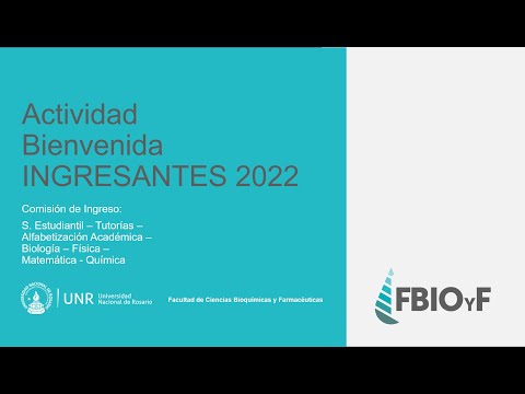 Bienvenida Ingreso 2022