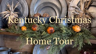 A Kentucky Primitive Colonial Christmas Home Tour