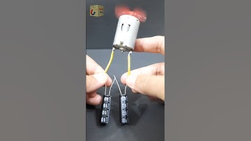 12V DC Motor is Running on Super Capacitor Digikey