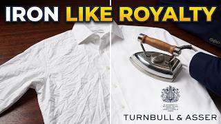 How to Iron a Shirt Like King Charles - From the Royal Shirtmakers @turnbullandasserofficial