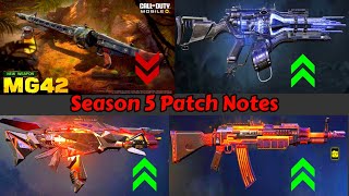 CoD Mobile Season 5: Patch notes analysis