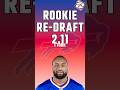 Ray Davis was Rich's pick at 2.11 for our rookie re-draft #bills #fantasyfootball
