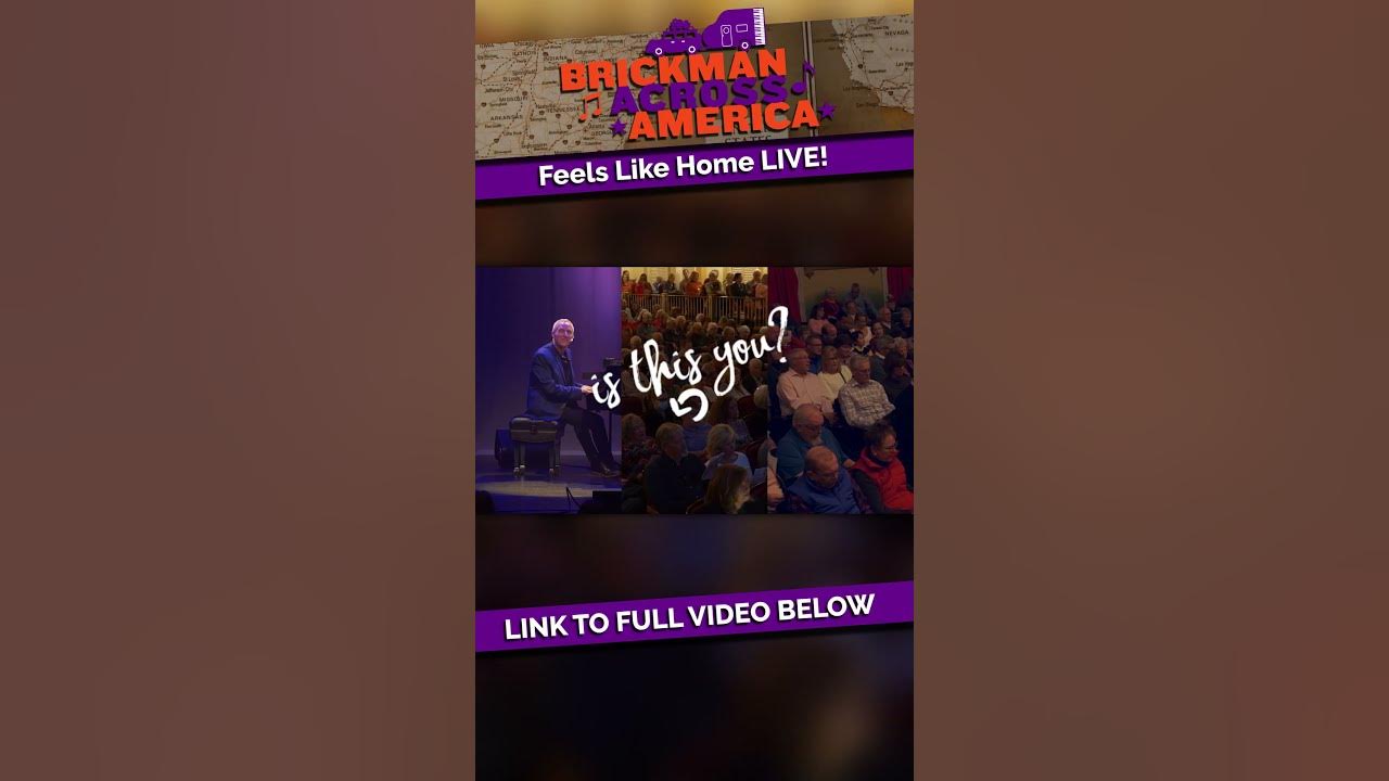 Is that you in a Jim Brickman video? "Feels Like Home LIVE" from Brickman Across America