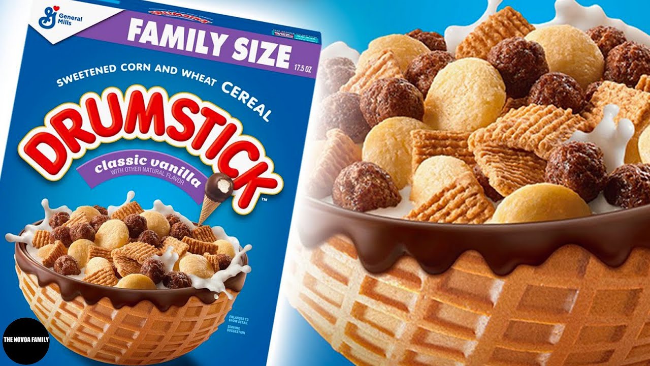 Drumstick Classic Vanilla Breakfast Cereal THE NOVOA FAMILY YouTube