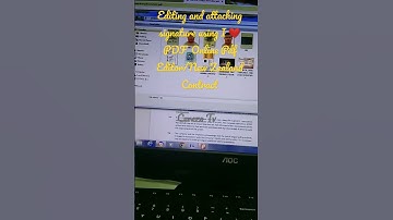 Attaching signature using I❤PDF online pdf editor🖥 #cerezatv #reels #shortvideo #edit #reelyoutube