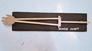 How to make model of hinge joint ## school project # Hinge Joint Working Model ✨️