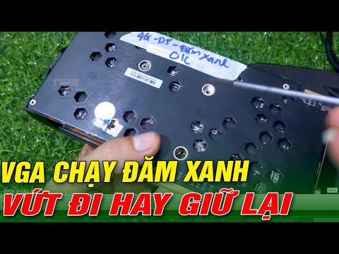 Video Test card mành hình chạy đăm xanh và cái kết - youtube