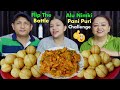 ALU NIMKI PANIPURI EATING CHALLENGE ll FLIP THE BOTTLE @BudaBudiVlogs