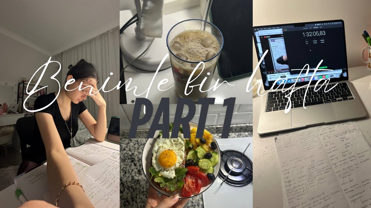 1 HAFTA BOYUNCA DERS ÇALIŞIYORUZ PART1 #yks25