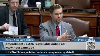 Minnesota House debate on HF4746 - Pt. 1 5/19/24