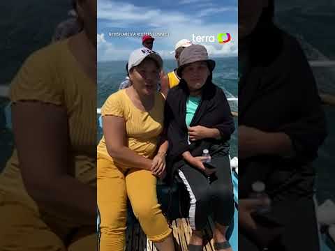 Peixe-voador derruba celular de mulher no mar durante passeio de barco