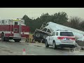 12-15-2021 Salina, Kansas High Winds, Thunderstorm and Trucks Turned Over