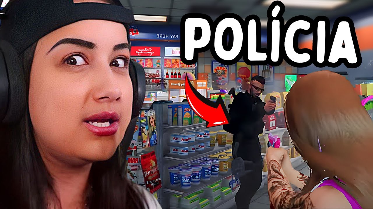 TROCAMOS COM A POLÍCIA DENTRO DA LOJINHA! (GTA RP)