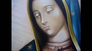 Pintando un Cuadro de Ntra. Señora de Guadalupe. (El Proceso..)