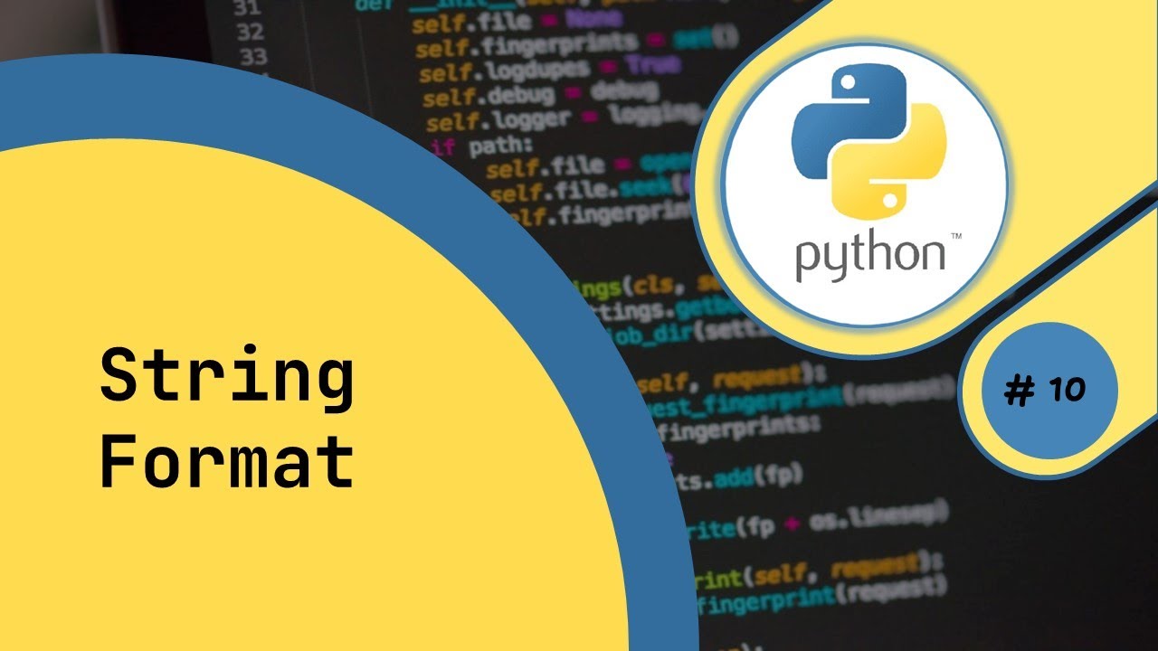 10 #Python - String Format F String - YouTube