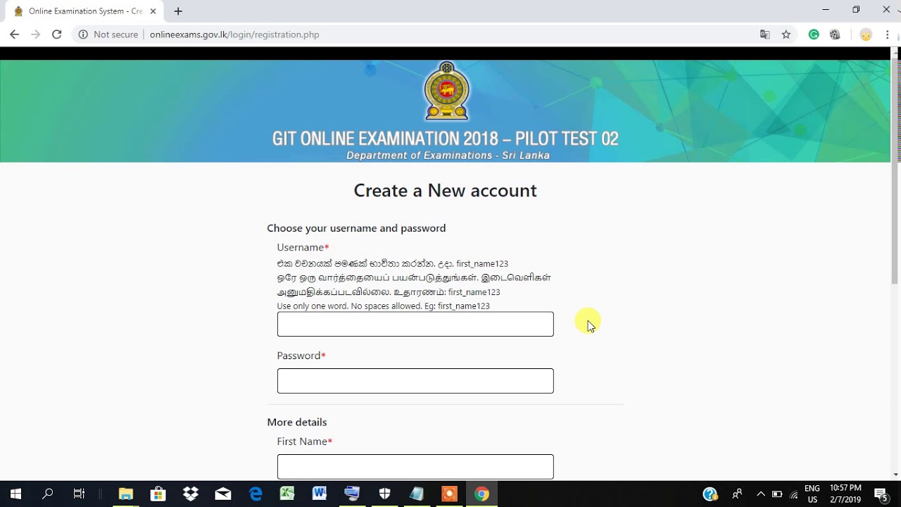 Creating an account for git exam tamil youtube