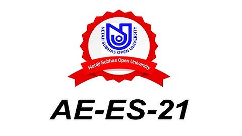 NSOU UG AE ES 21 Assignment Answer 2022 | AE ES 21 Assignment 2022 | MCQ Assignment Exam Answer ||