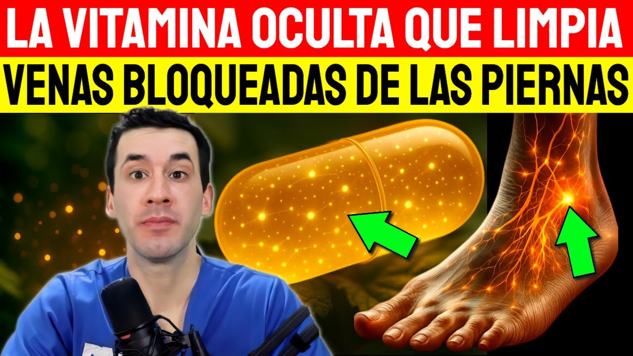 Conoce la VITAMINA que DISUELVE los COÁGULOS en tus PIERNAS