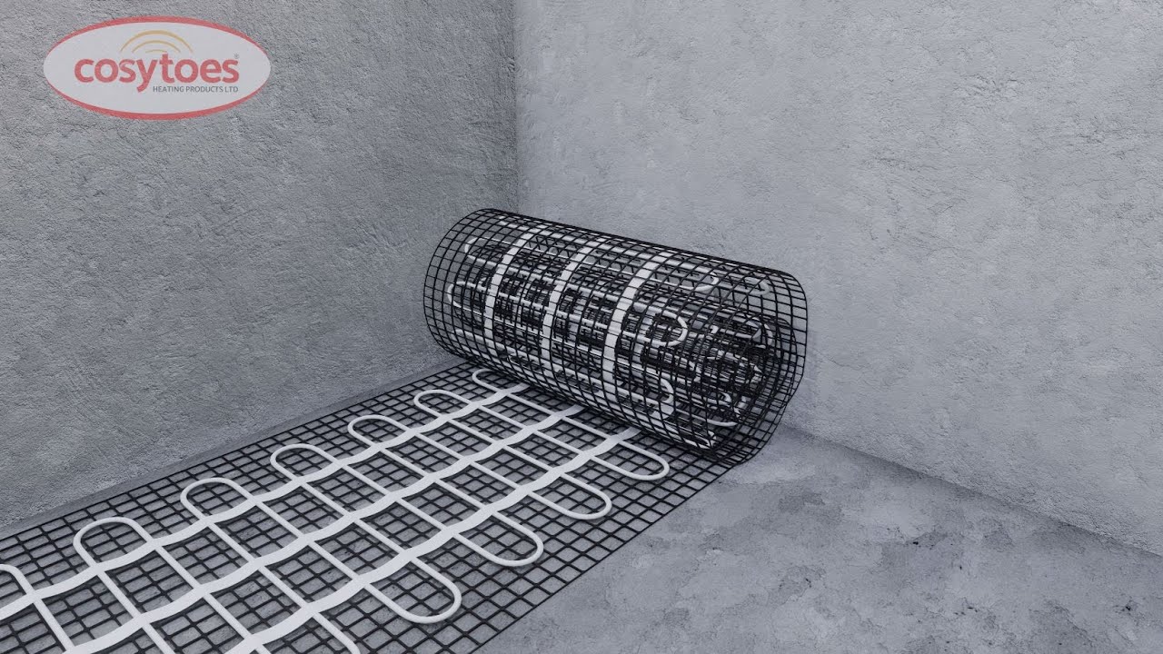 Cosytoes Underfloor Heating Mat System Installation YouTube