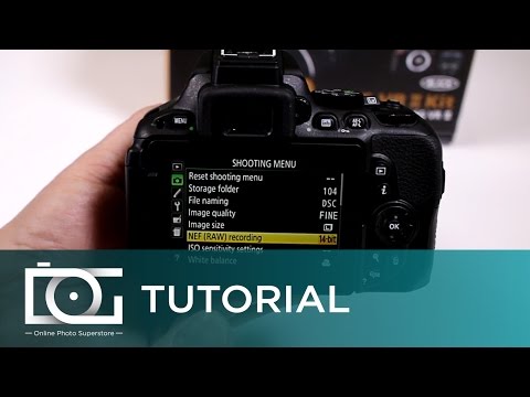 NIKON D5500 TUTORIAL | Can I Shoot Raw Files with My Nikon D5500?