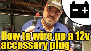 How to wire up a 12v accessory plug #1953