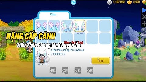 Quay Số Cánh Tiểu Tiên Vĩnh Viễn - Nâng Cấp Cánh Tiểu Thần Phong Linh Huyền Ảo | AVATAR 3D