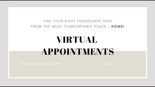 Discover Your Dream Engagement Ring with Our Virtual Appointments | Forever Diamonds NY