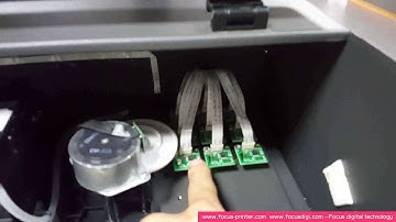 Installation video of Focus Nebula-Jet DTG  printer A2 size T shirt printing machine