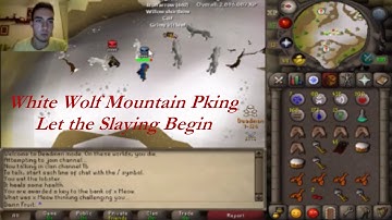 Runescape Deadman Mode PK Commentary 1: White Wolf Mountain Kills + Bank Raids!