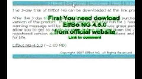 ElfBot NG CRACK TIBIA 8.62 download.mp4