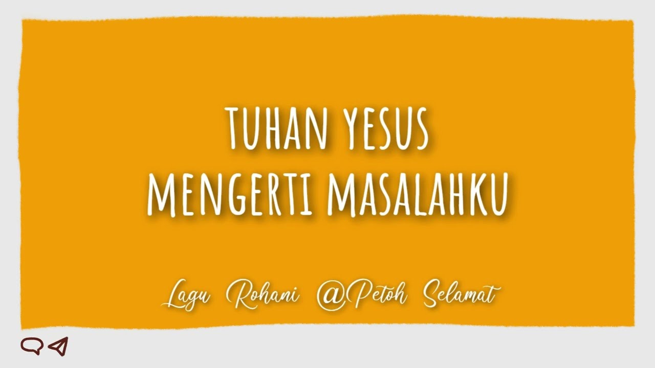 𝗧𝘂𝗵𝗮𝗻 𝗬𝗲𝘀𝘂𝘀 𝗠𝗲𝗻𝗴𝗲𝗿𝘁𝗶 𝗠𝗮𝘀𝗮𝗹𝗮𝗵𝗸𝘂