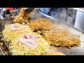 【大阪】1日600人前!昼も夜も満員のデカ盛りお好み焼き店に密着