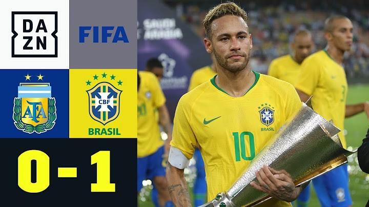 Lionel Messi fehlt - Neymar triumphiert: Argentinien - Brasilien 0:1 | Testspiel | DAZN Highlights