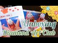 Unboxing diamond painting 123 diamond art club