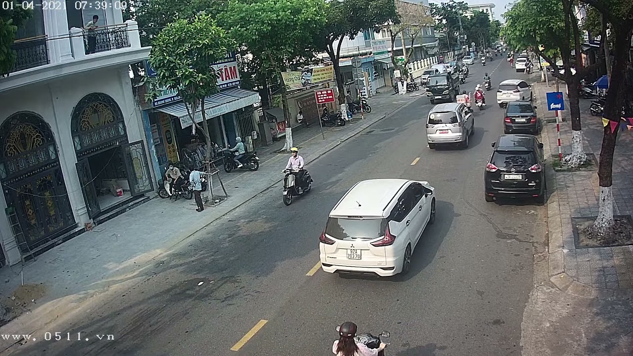 CAMERA CỔNG TRƯỜNG MẦM NON TIÊN SA ĐÀ NẴNG sáng 01/04/2021 08h25-10h25