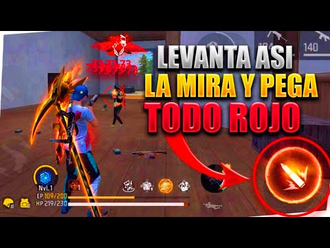 ✅ LEVANTA ASI LA MIRA Y PEGA TODO ROJO 👺 / LA MEJOR TECNICA 🔥