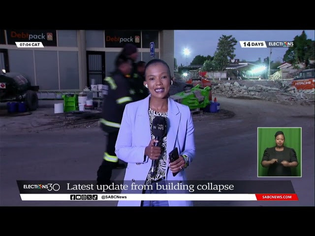 George Building Collapse I Death toll at 33, 18 bodies identified - 14 men, 4 women class=