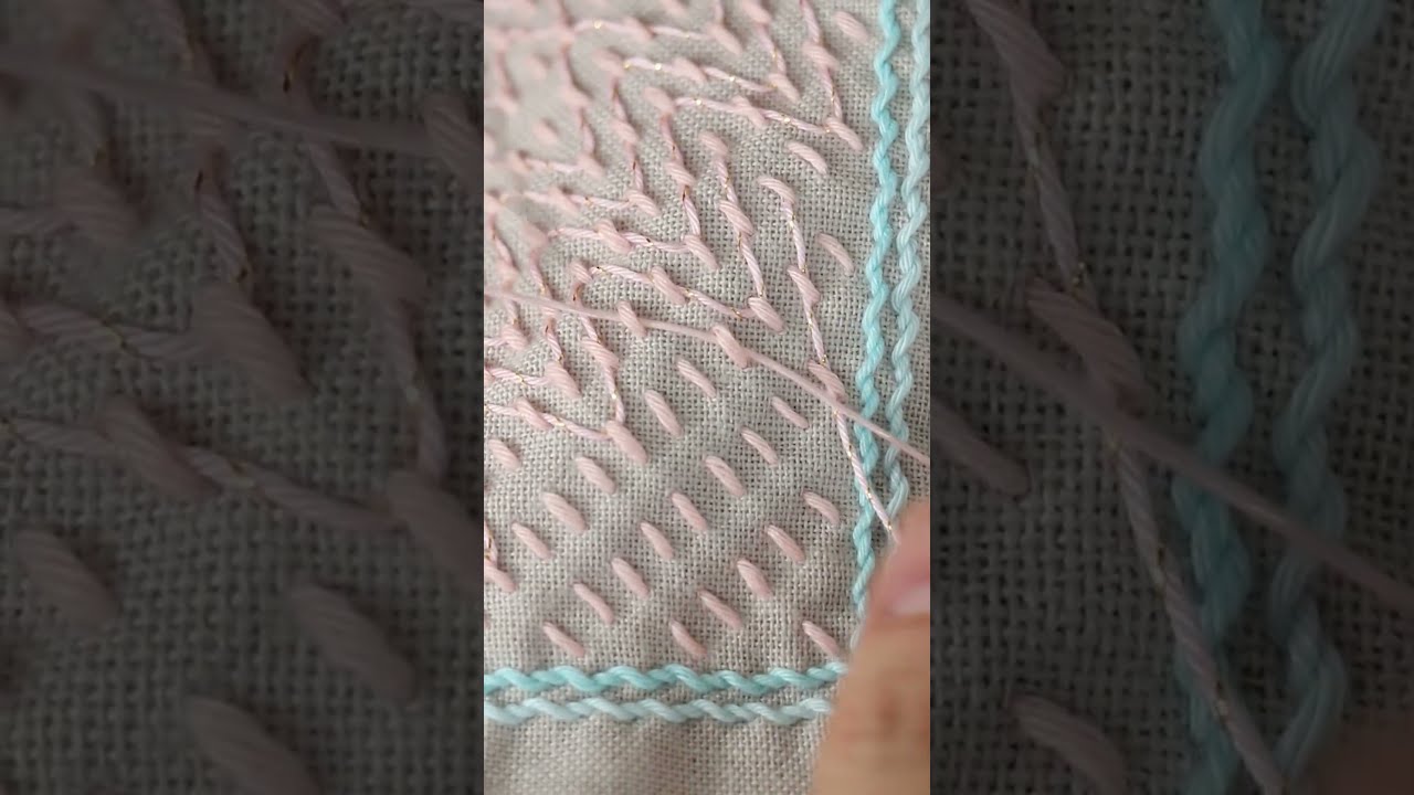 SashikoLamé新色2025 #刺し子 #sashiko #sashikosampler #ラメ糸